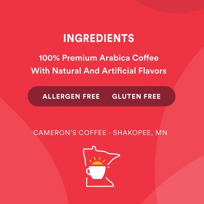 Cameron's Specialty Ground Coffee, Vanilla Hazelnut 38 oz.