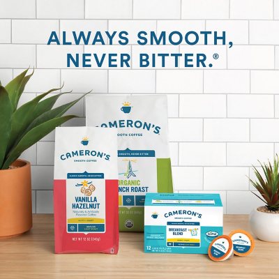 Cameron's Specialty Ground Coffee, Vanilla Hazelnut 38 oz.