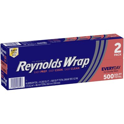 Reynolds Wrap 12" Aluminum Foil 250 sq. ft., 2 pk.