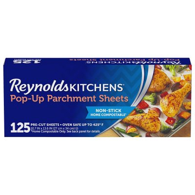 Reynolds Kitchens Pop-Up Parchment Paper Sheets, 125 ct.