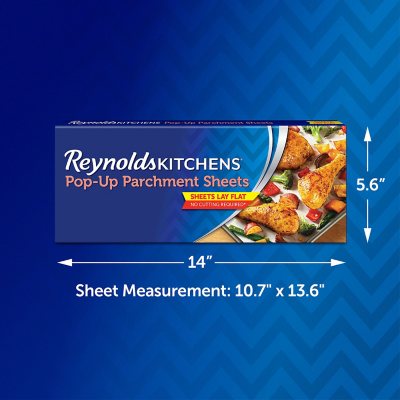 Reynolds Kitchens Pop-Up Parchment Paper Sheets, 125 ct.