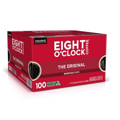 Eight O'Clock The Original Coffee K-Cup Pods, 100 ct.