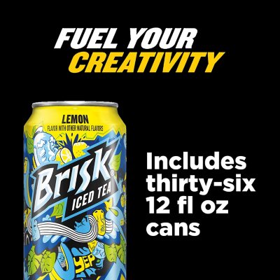 Lipton Brisk Lemon Iced Tea 12 oz., 36 pk.