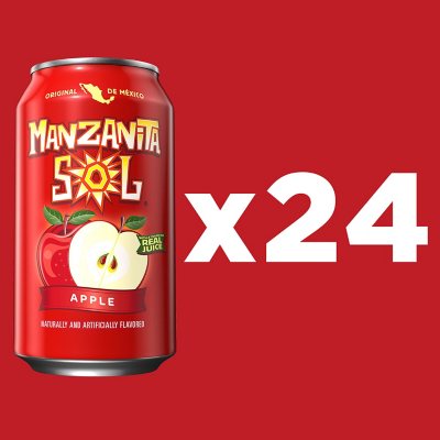 Manzanita Sol Soda Apple 12 fl. oz., 24 pk.