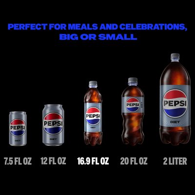 Diet Pepsi 16.9 fl. oz., 24 pk.