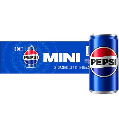 Pepsi Cola Mini Can 7.5 fl. oz., 30 pk.