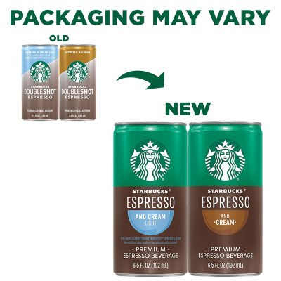Starbucks Espresso and Cream 6.5 fl. oz., 12 pk.