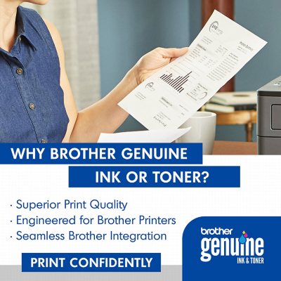 Brother - TN450 High Yield Toner Cartridge, Black - Save $5 with purchase of Member's Mark Multipurpose Copy Paper Case