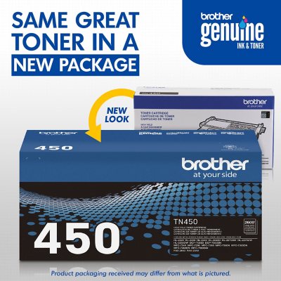 Brother - TN450 High Yield Toner Cartridge, Black - Save $5 with purchase of Member's Mark Multipurpose Copy Paper Case