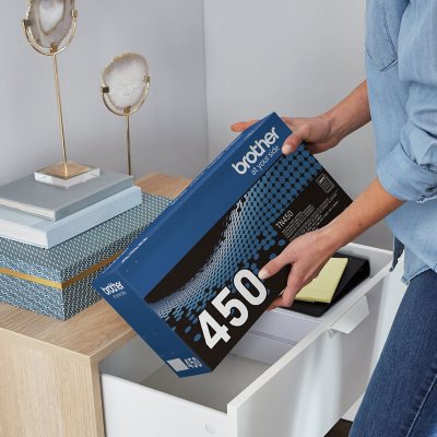 Brother - TN450 High Yield Toner Cartridge, Black - Save $5 with purchase of Member's Mark Multipurpose Copy Paper Case