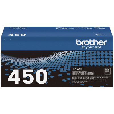Brother - TN450 High Yield Toner Cartridge, Black - Save $5 with purchase of Member's Mark Multipurpose Copy Paper Case