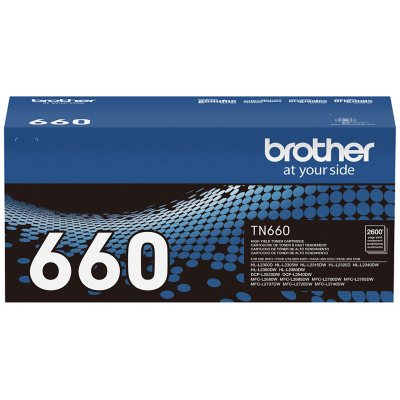 Brother TN660 High Yield Toner, Black - Save $5 with purchase of Member's Mark Multipurpose Copy Paper Case