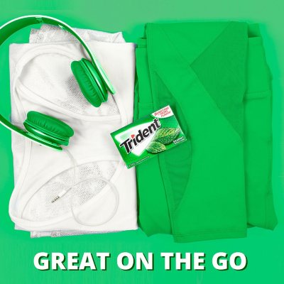 Trident Spearmint Sugar Free Gum, 14 pcs., 15 pk.