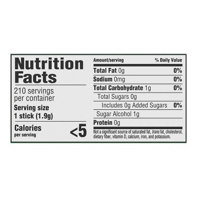 Trident Spearmint Sugar Free Gum, 14 pcs., 15 pk.