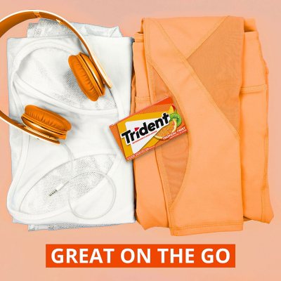 Trident Tropical Twist Sugar Free Gum, 14 pcs., 15 pk.