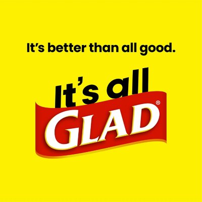 Glad ForceFlex Max Strength Tall Kitchen Drawstring Trash Bags, Gain Lavender 13 gal., 120 ct.