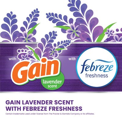 Glad ForceFlex Max Strength Tall Kitchen Drawstring Trash Bags, Gain Lavender 13 gal., 120 ct.