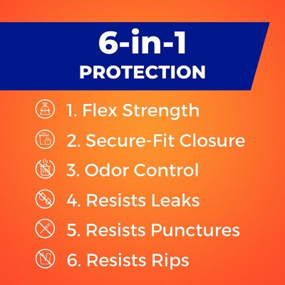 Hefty Ultra Strong Kitchen Drawstring Trash Bags, Fabuloso Scent 13 gal., 130 ct.