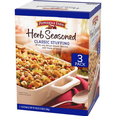 Pepperidge Farm Herb Seasoned Stuffing 16 oz., 3 pk.