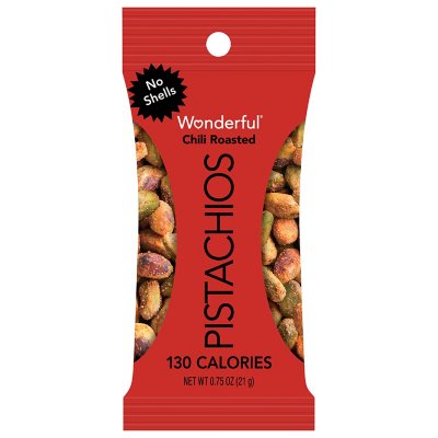 Wonderful No Shells Variety Pack Pistachios, 0.75 oz., 18 pk.