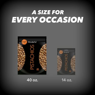 Wonderful Seasoned Salt Pistachios, 40 oz.