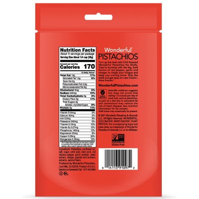 Wonderful Chili Roasted Pistachios, 22 oz.