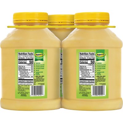 Mott's No Sugar Added Applesauce, 138oz.