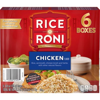 Rice-A-Roni Rice & Vermicelli Mix, Chicken, 6.09oz., 6ct.