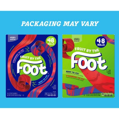 Fruit By The Foot Tie-Dye Variety Pack Snacks, 48 pks.