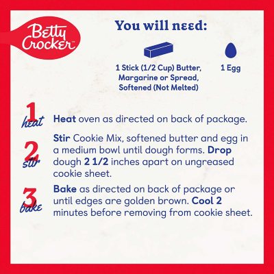 Betty Crocker Chocolate Chip Cookie Pouch, 4 pk.