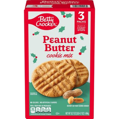 Betty Crocker Peanut Butter Cookie Mix, 3 pk.