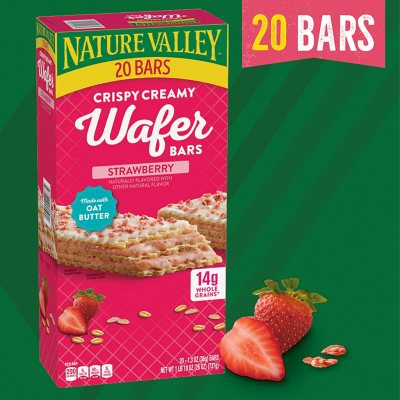 Nature Valley Crispy Creamy Strawberry Wafer Bars, 20 ct.