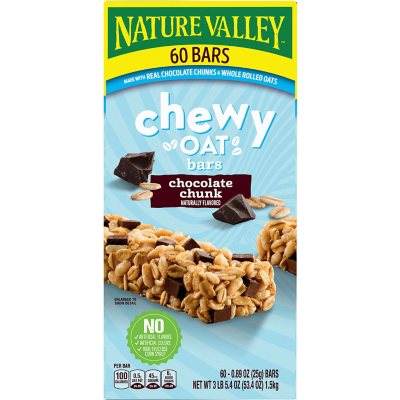 Nature Valley Chocolate Chunk Chewy Oat Bars, 60 ct.