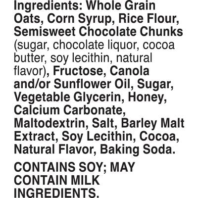 Nature Valley Chocolate Chunk Chewy Oat Bars, 60 ct.