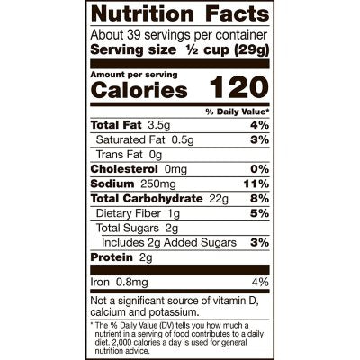 Chex Mix Traditional Savory Snack Mix, 40 oz.