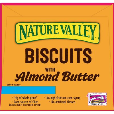 Nature Valley Biscuit Sandwich with Almond Butter, 30 ct.