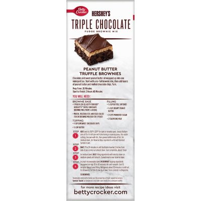Betty Crocker HersheyÃ¢ÂÂs Fudge Brownie Mix, Triple Chocolate, 20 oz., 4 pk.