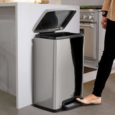 Tramontina 13-Gallon Step Trash Can, Assorted Colors