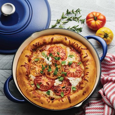 Tramontina 12" Enameled Cast Iron Covered Casserole Dish, Choose Color