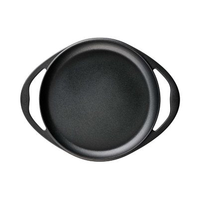 Tramontina Pre-Seasoned Cast Iron Grill and Griddle Set, 2 Pack