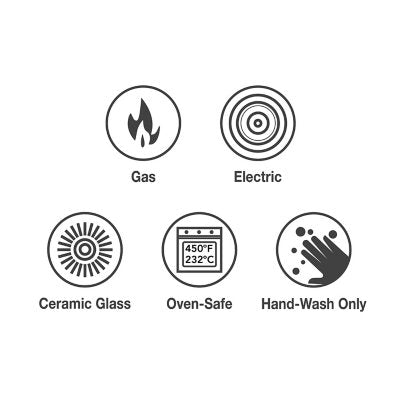 Tramontina Pre-Seasoned Cast Iron Grill and Griddle Set, 2 Pack