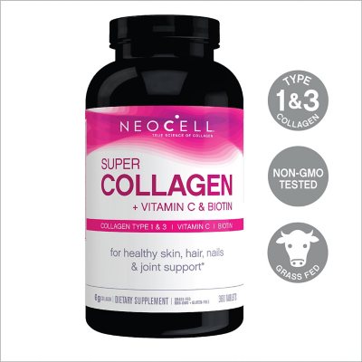 NeoCell Super Collagen + Vitamin C & Biotin Tablets 360 ct.