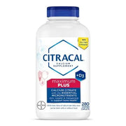 Citracal Maximum Plus, Calcium Citrate +Vitamin D3 Supplement Tablets, 280 ct.