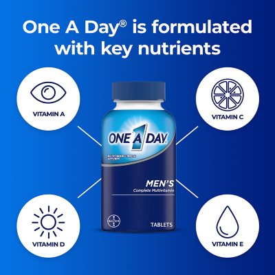 One A Day Men's Health Formula Multivitamin Tablets 300 ct.