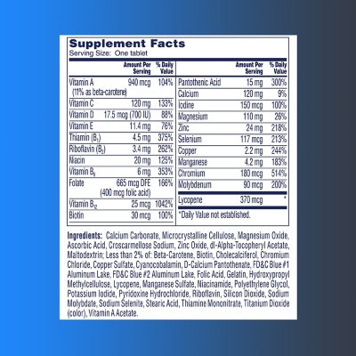 One A Day Men's 50+ Healthy Advantage Multivitamin Tablets 300 ct.