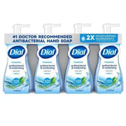 Dial Antibakterielle schäumende Handseife, Spring Water, 221 ml, 4er-Pack.