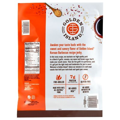 Golden Island Korean Barbecue Pork Jerky, 16 oz.