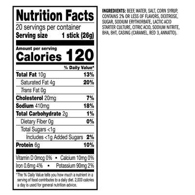 Jack Link's Original Beef Sticks, 0.92 oz., 20 pk.