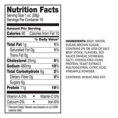 Jack Link's Original Beef Jerky, 16 oz.