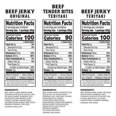 Jack Link's Variety Pack Beef Jerky, 1.25 oz., 9 pk.